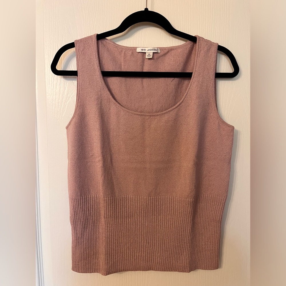 St John knit tank top
